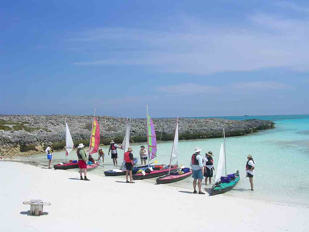 Kayak sailing lessons